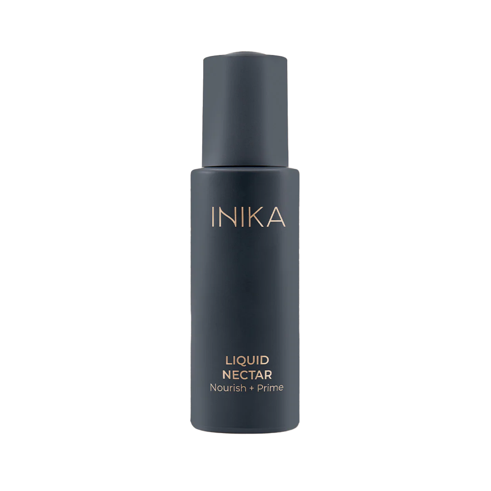 INIKA Liquid Nectar Primer is de perfecte mix van huidverzorging en make-up die je huid voedt en egaliseert voor een stralende teint en langdurige hydratatie. Deze 100% natuurlijke en vegan droge olie trekt snel in zonder een vettig gevoel achter te laten.