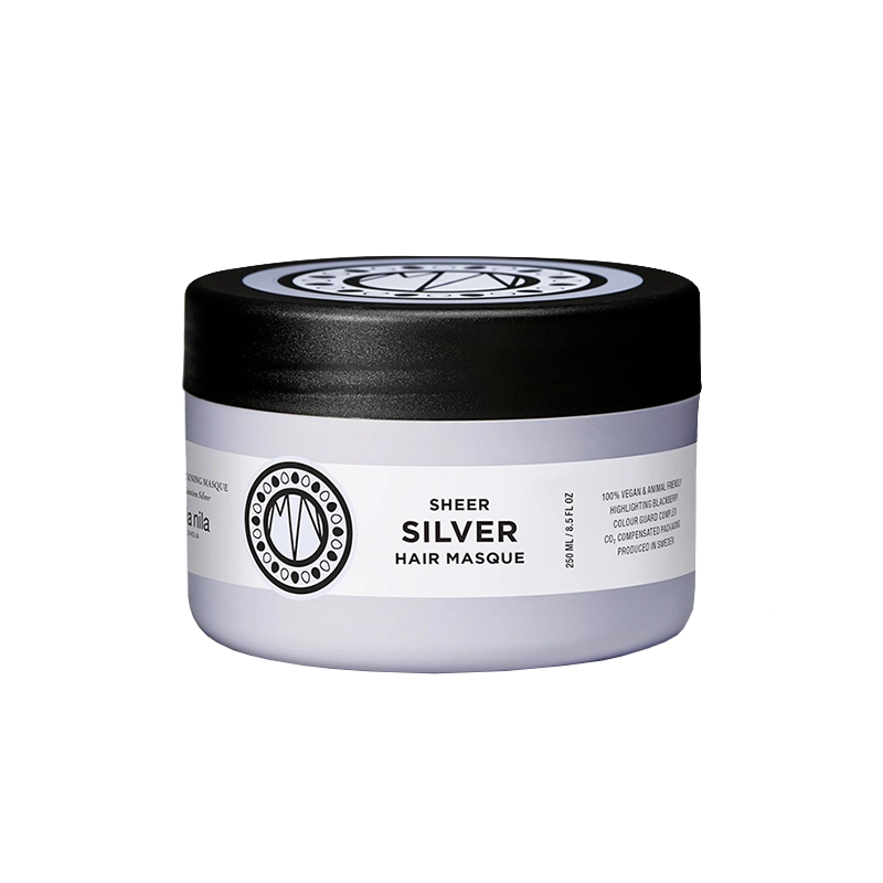 Maria Nila Sheer Silver Masque - Vegan zilver haarmasker met voor asblond, grijs of wit haar