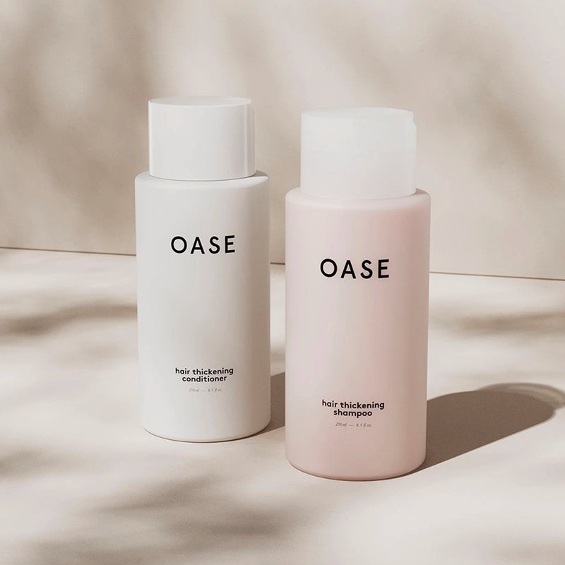 oase hair thickning shampoo vegan beauty dierproefvrij voor dikker en voller haar