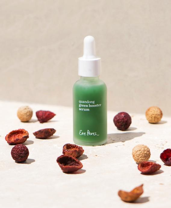 Ere Perez vegan Quandong Green Boosterserum voor een natuurlijke organic stralende teint