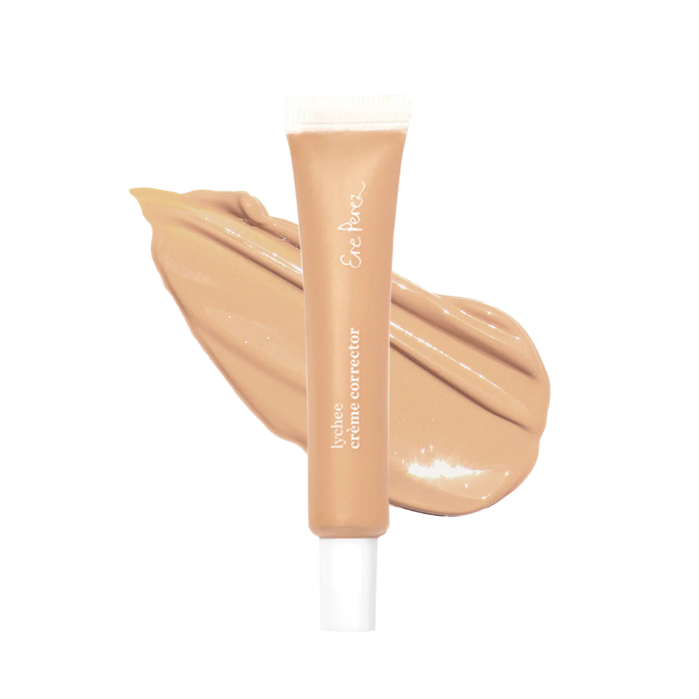 Deze Lychee Creme Corrector is een full coverage concealer & color corrector die roodheid, donkere kringen en onzuiverheden bedekt zonder je huid uit te drogen. De concealer bevat een hoog gehalte Vitamine C & Lychee voor extra hydratatie en een gevoede huid met creaseless resultaat. #kleur_dos