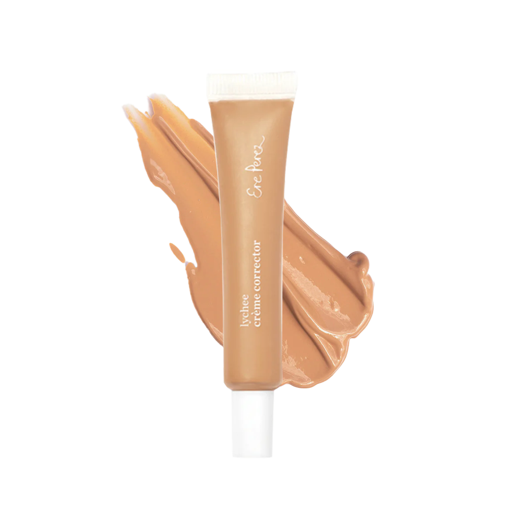 Deze Lychee Creme Corrector is een full coverage concealer & color corrector die roodheid, donkere kringen en onzuiverheden bedekt zonder je huid uit te drogen. De concealer bevat een hoog gehalte Vitamine C & Lychee voor extra hydratatie en een gevoede huid met creaseless resultaat. #kleur_cinco