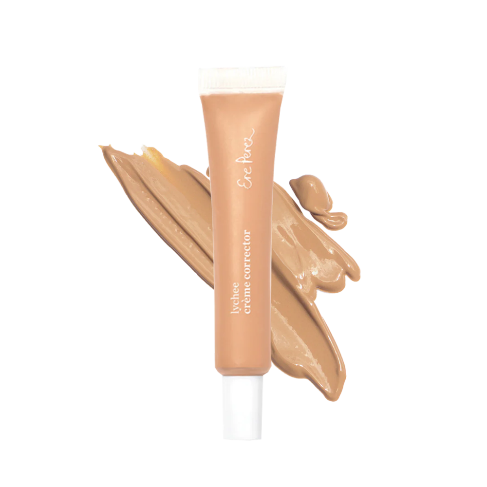 Deze Lychee Creme Corrector is een full coverage concealer & color corrector die roodheid, donkere kringen en onzuiverheden bedekt zonder je huid uit te drogen. De concealer bevat een hoog gehalte Vitamine C & Lychee voor extra hydratatie en een gevoede huid met creaseless resultaat. #kleur_cuatro