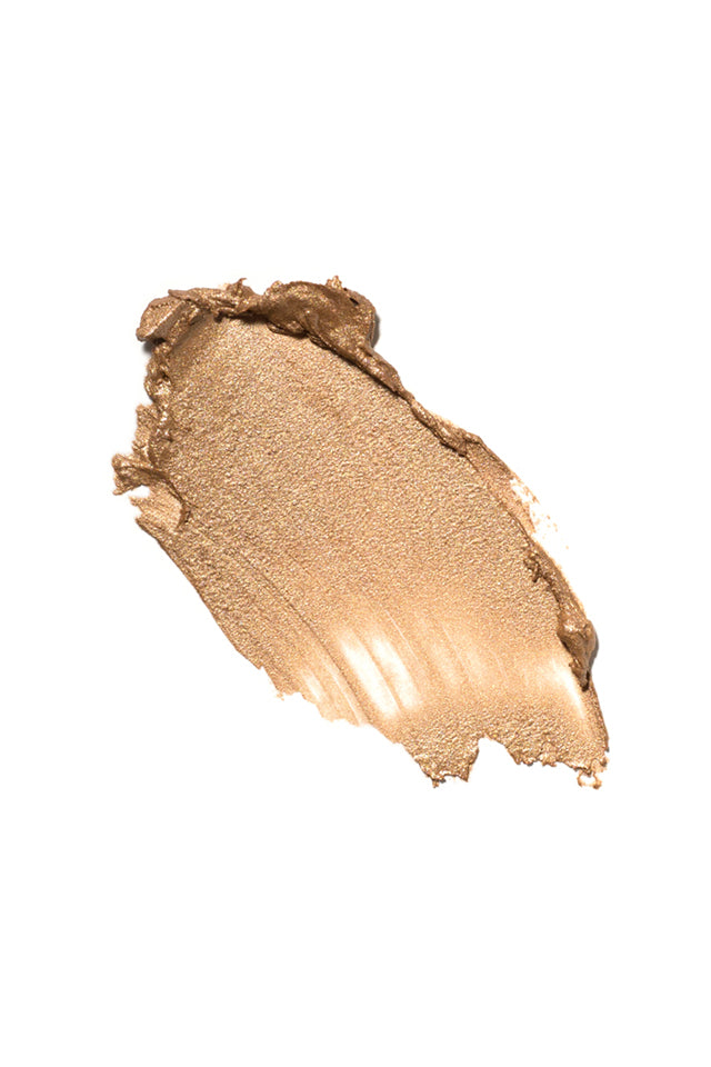 Swatch van de Ere Perez Vegan Vanillga Highlighter in de kleur Sun Halo