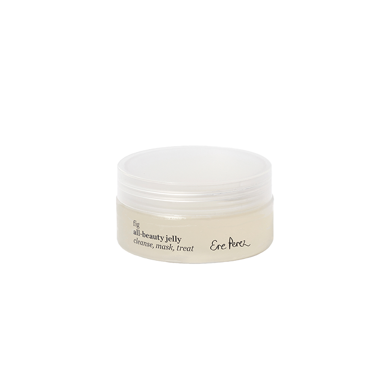 Fig All-Beauty Jelly is een huidvriendelijke, veelzijdige cleansing jelly om je huid te reinigen en te hydrateren. Smelt zachtjes alle sporen van make-up en onzuiverheden weg, inclusief oogmake-up.