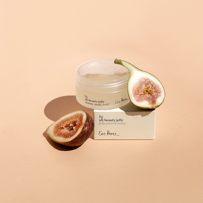 Ere Perez all beauty fig jelly - een natuurlijk en vegan alternatief voor vaselineDraag de jelly van Ere Perez 's nachts als een masker om het product en de hydratatie vast te houden. Met een botanische formule van natuurlijke ingrediënten perfect voor zelfs de meest gevoelige huidjes.